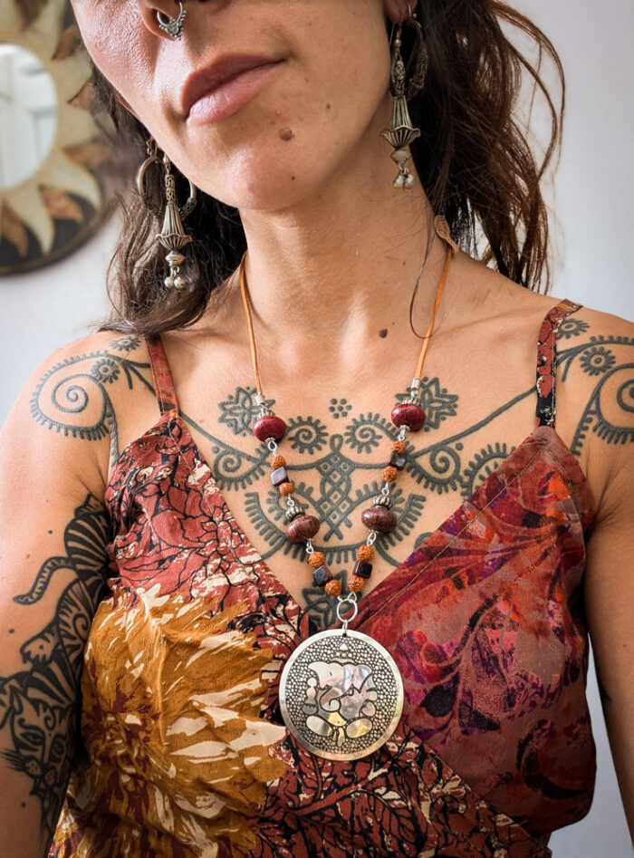 Earthy Elephant Necklace - Image 3