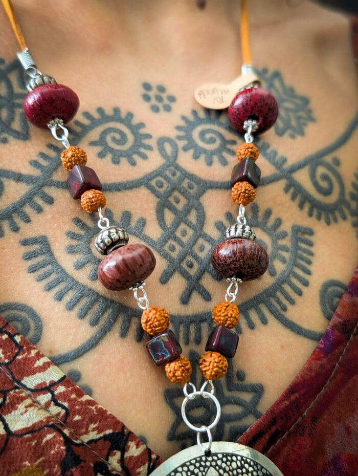 Earthy Elephant Necklace - Image 4