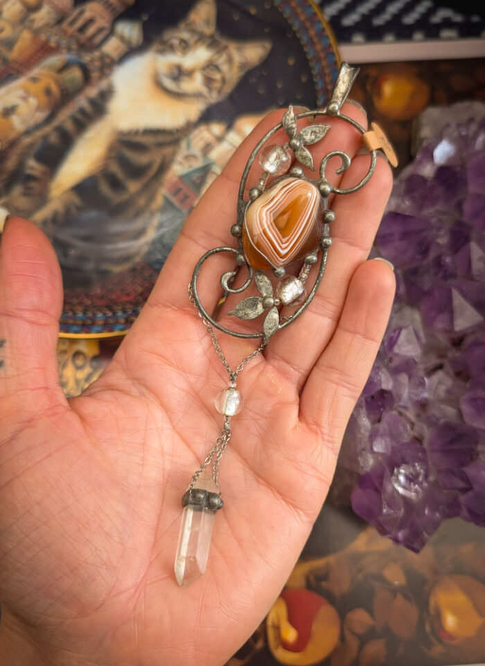 OOAK Whimsical Crystal Pendant - Image 5