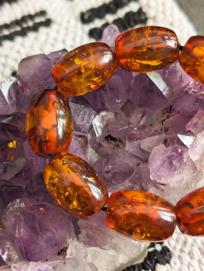 Vintage Faux Amber Bracelet - Image 5