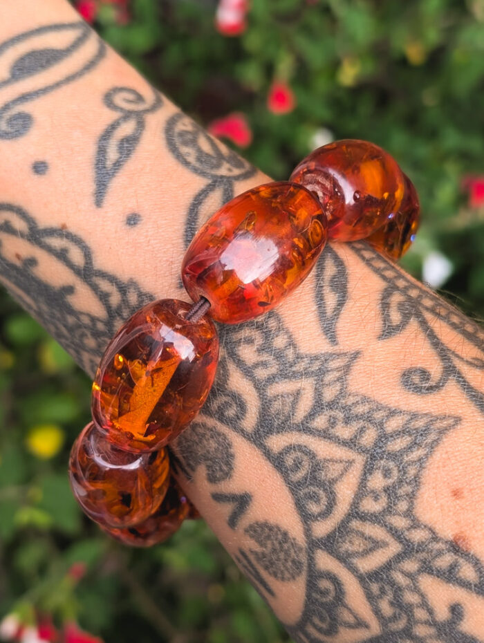 Vintage Faux Amber Bracelet