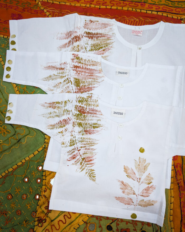 Baby-Children's Fern Printed Top