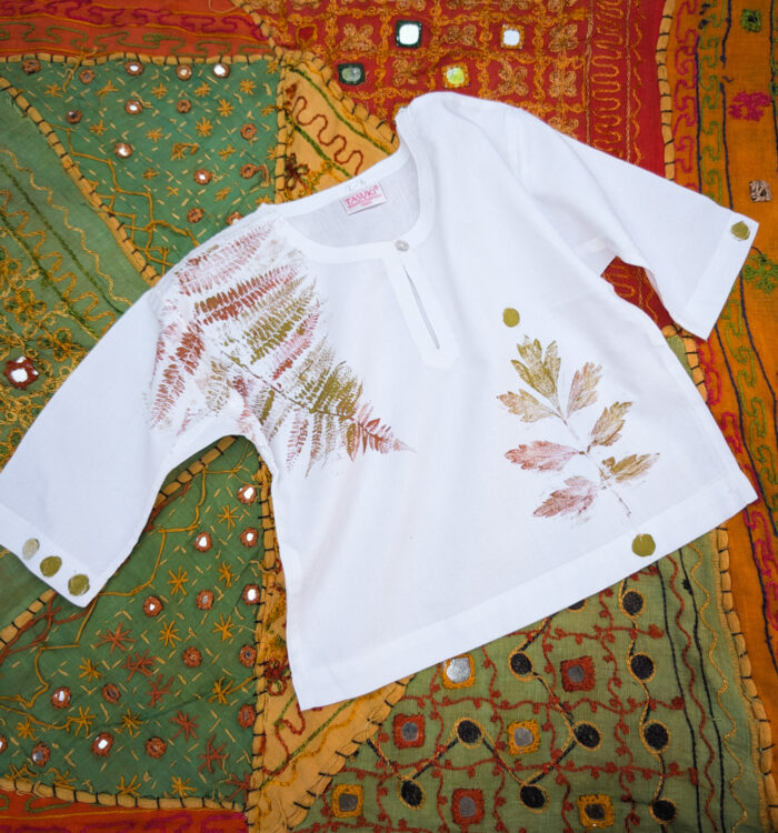 Baby-Children's Fern Printed Top - Image 4