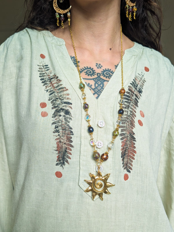 Fern Print Blouse - Image 4