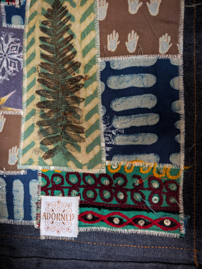 Upcycled Fern Messenger Bag - Image 6