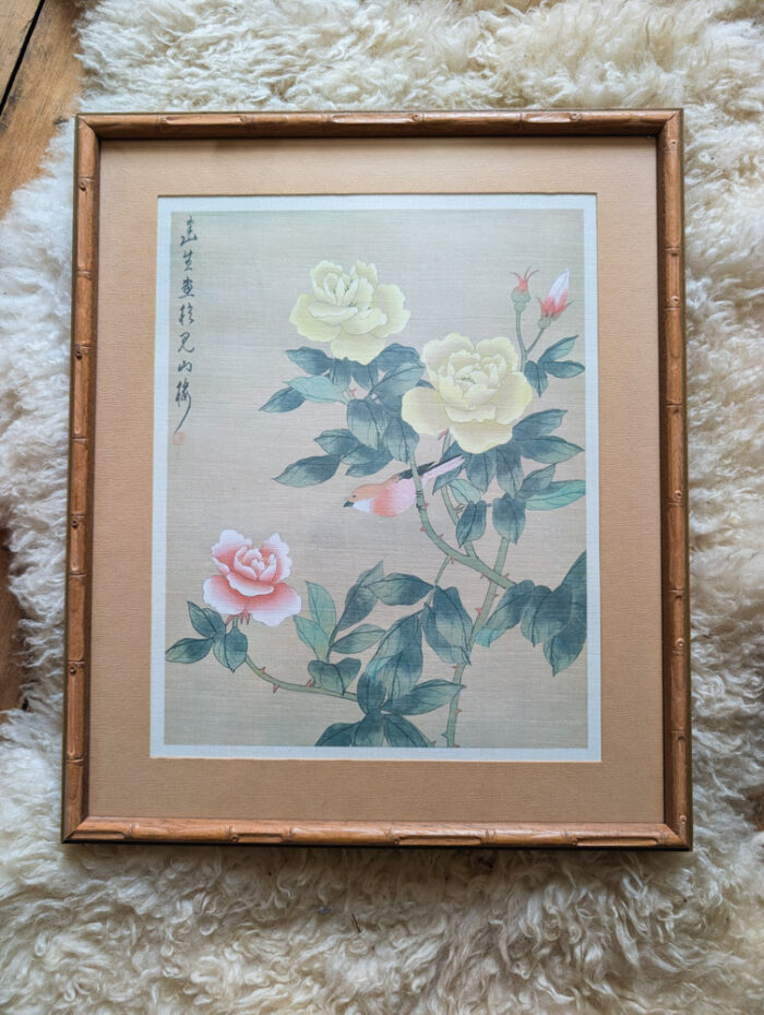 Pair of Vintage Framed Japanese Prints - Image 2