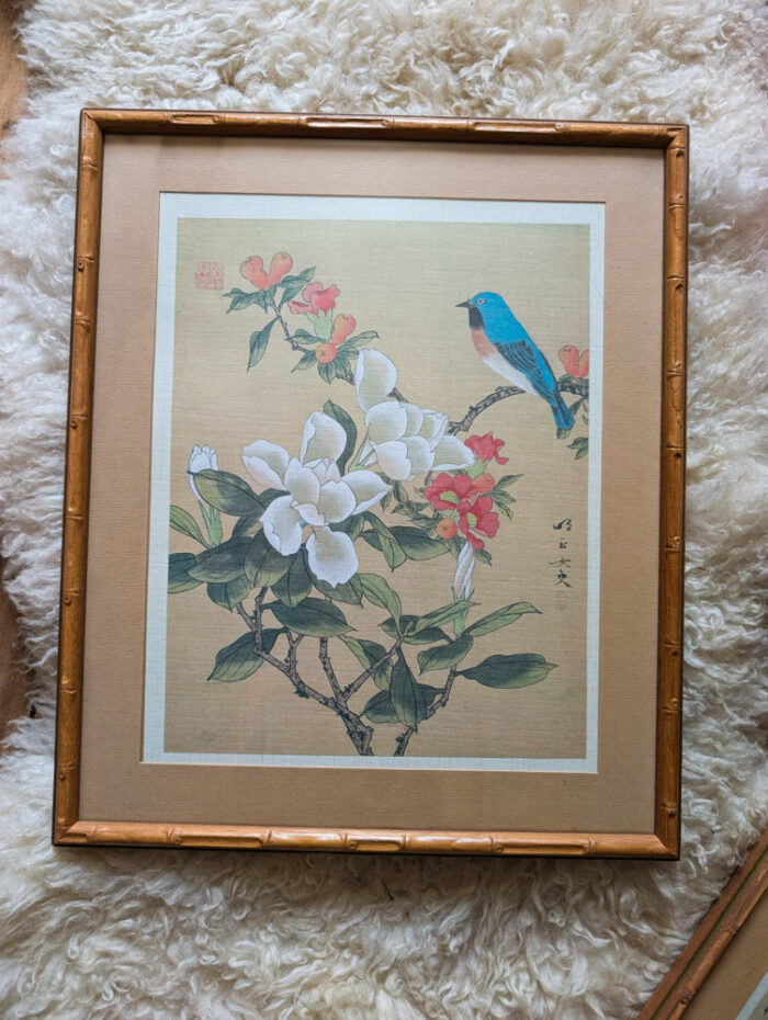 Pair of Vintage Framed Japanese Prints - Image 3