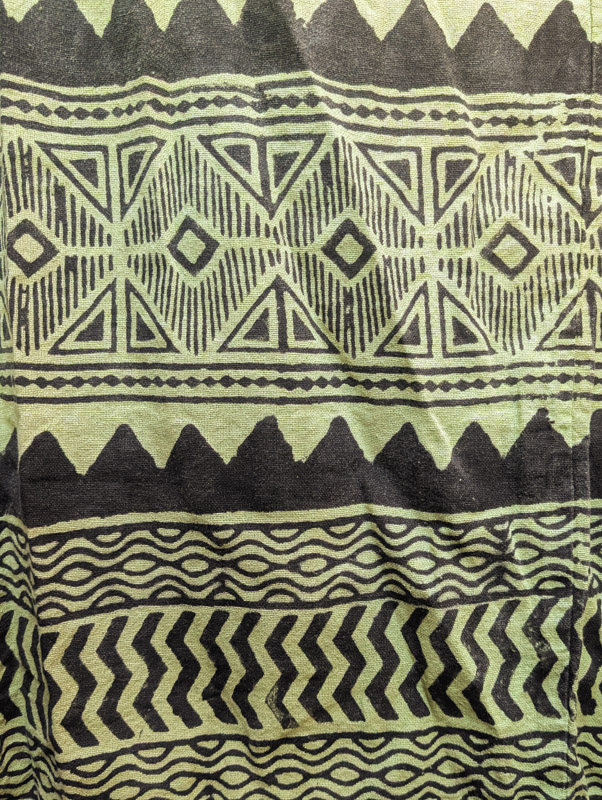 Green Block Print Kimono - Image 8