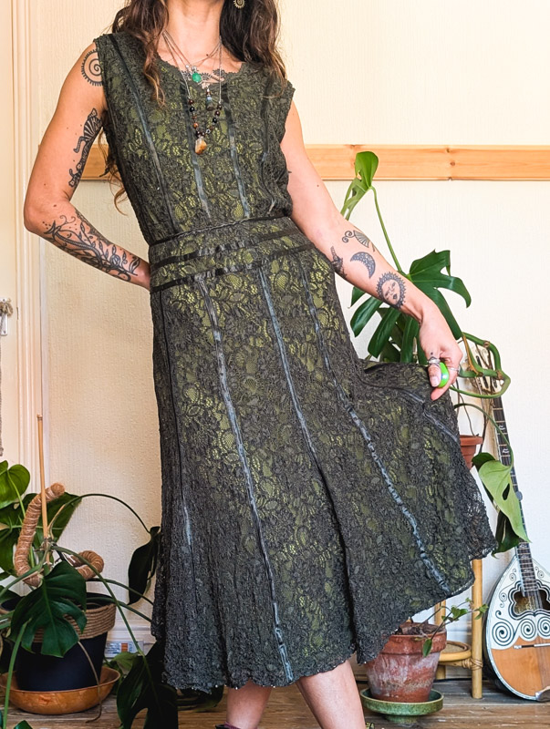 Vintage Green Two-Piece