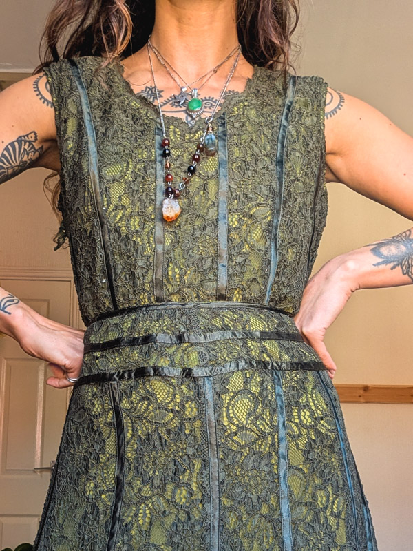 Vintage Green Two-Piece - Image 2