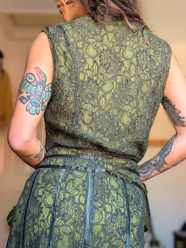 Vintage Green Two-Piece - Image 5