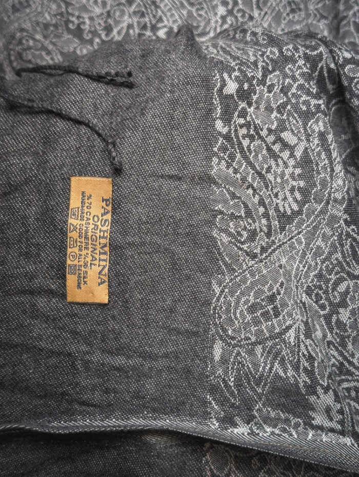 Upcycled Grey Paisley Fairy Top - Image 4
