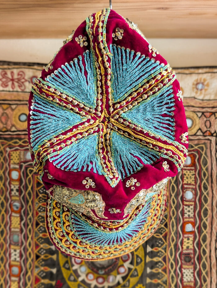 Vintage Elephant Beaded Cap - Image 5
