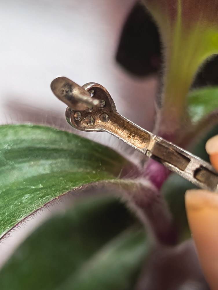 Vintage 925 Silver Heart Hoops - Image 2