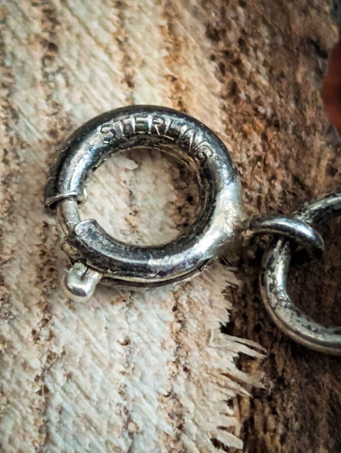 Vintage 925 Silver Heart Bracelet - Image 5