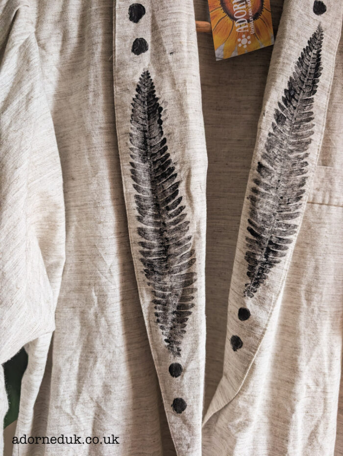 Reworked Fern Print Neutral Jacket - Image 3