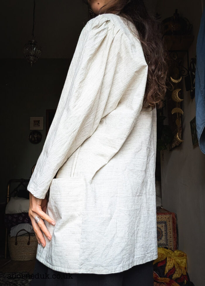 Reworked Fern Print Neutral Jacket - Image 5