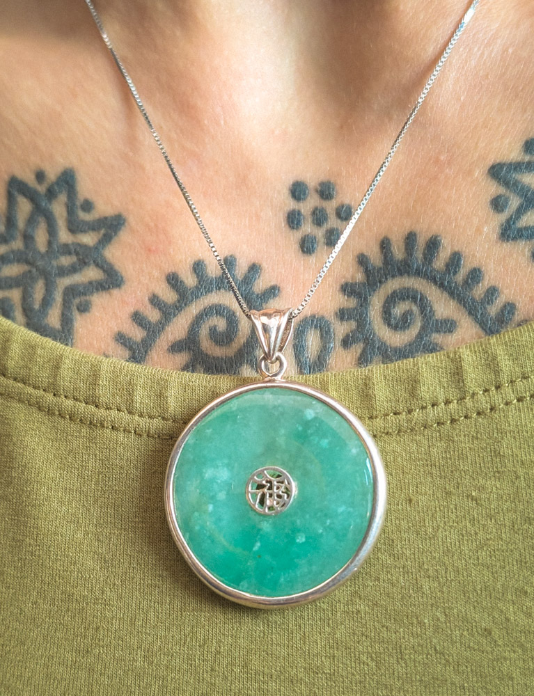 925 Silver & Jade Necklace