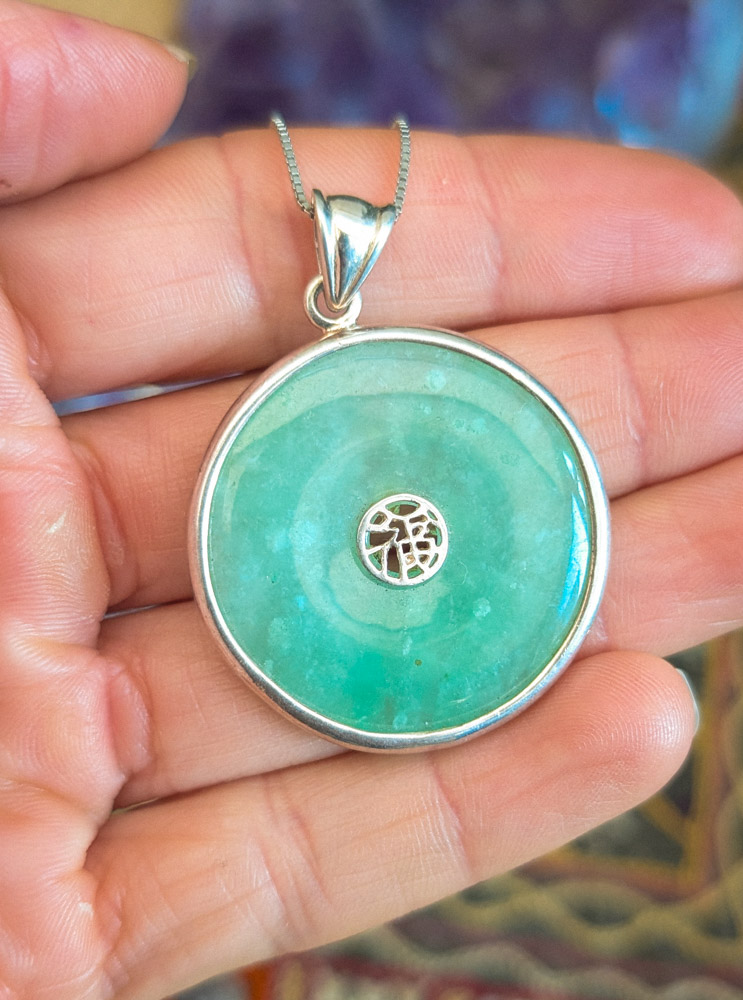 925 Silver & Jade Necklace - Image 7