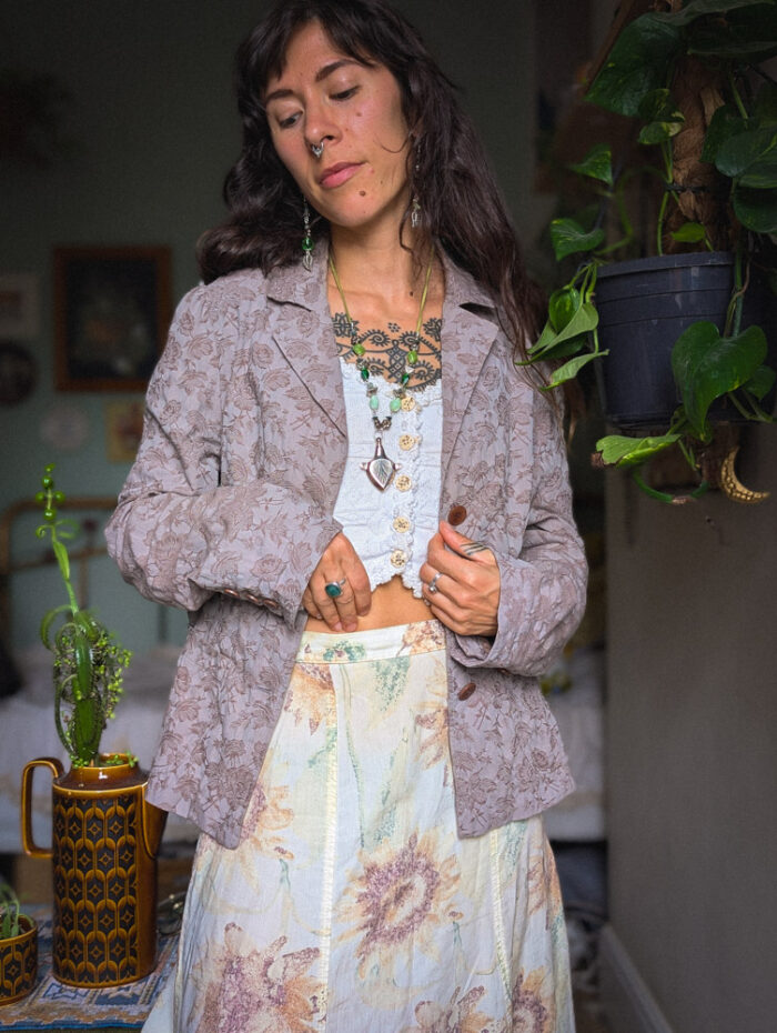 Retro Jaeger Floral Jacket