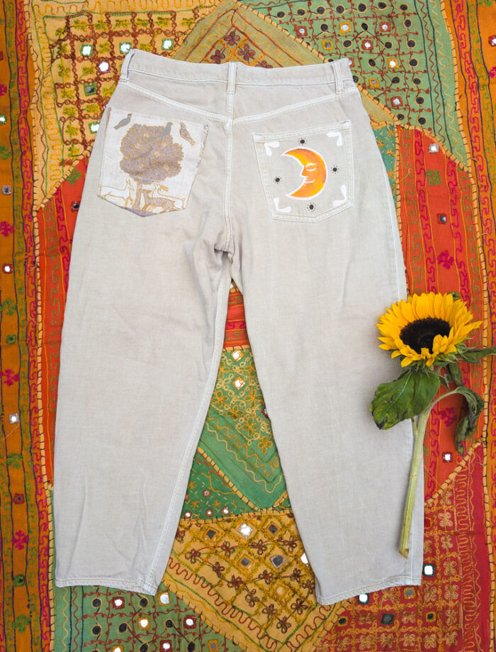 Reworked Moon Mom Jeans - Image 2