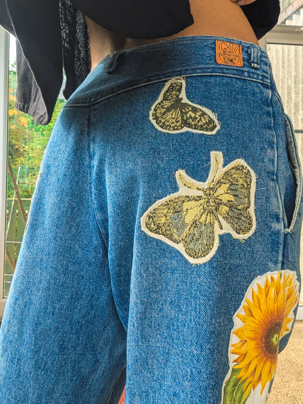 Reworked Sunflower Jeans