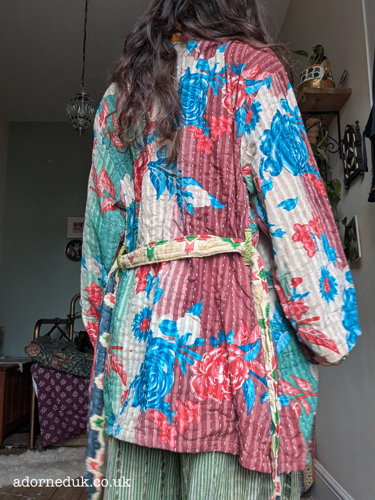 Short Kantha Robe / Jacket 2 - Image 7