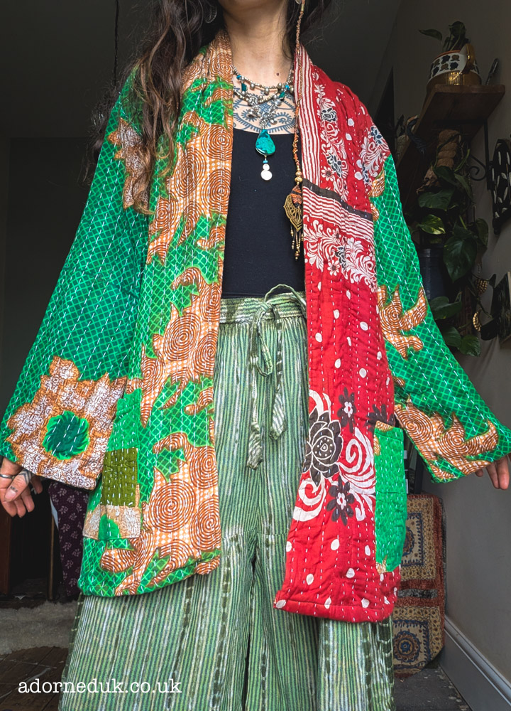 Short Kantha Robe / Jacket 4