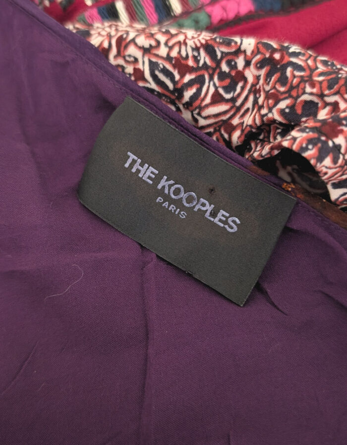 Kooples Purple Silk Dress - Image 2