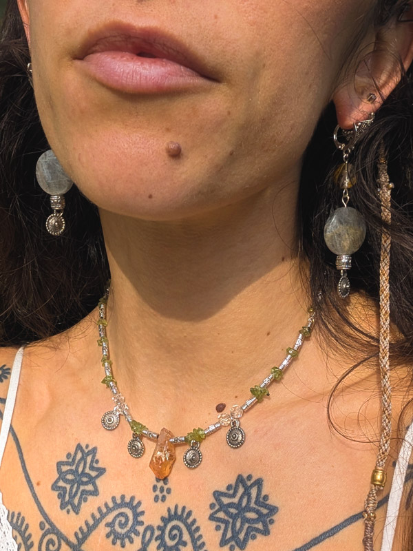 Labradorite Drop Earrings - Image 5