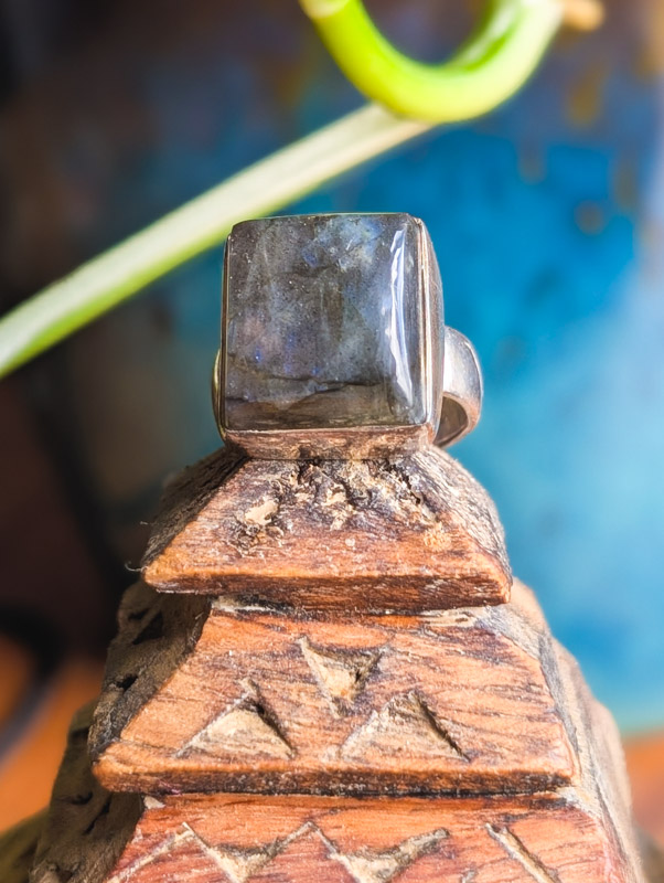 925 Silver Labradorite Ring