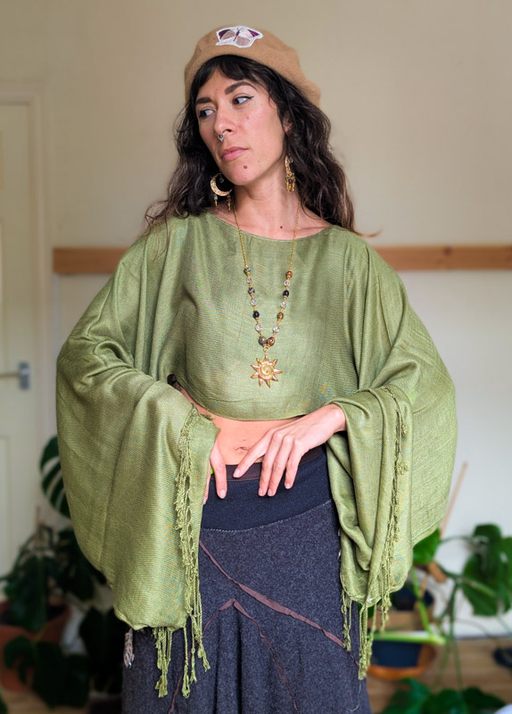 Light Green Oversize Top
