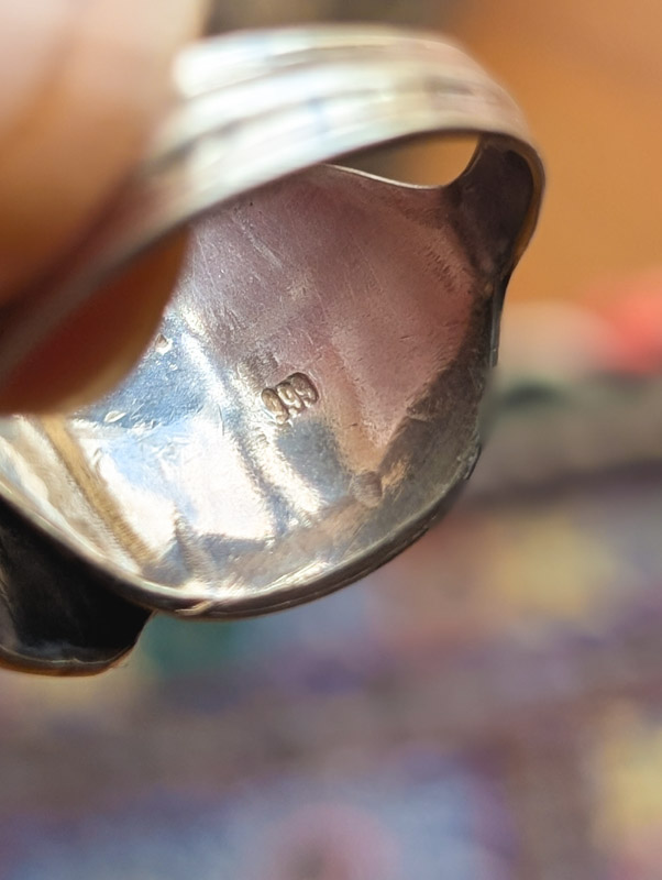 999 Silver Spoon Ring - Image 2