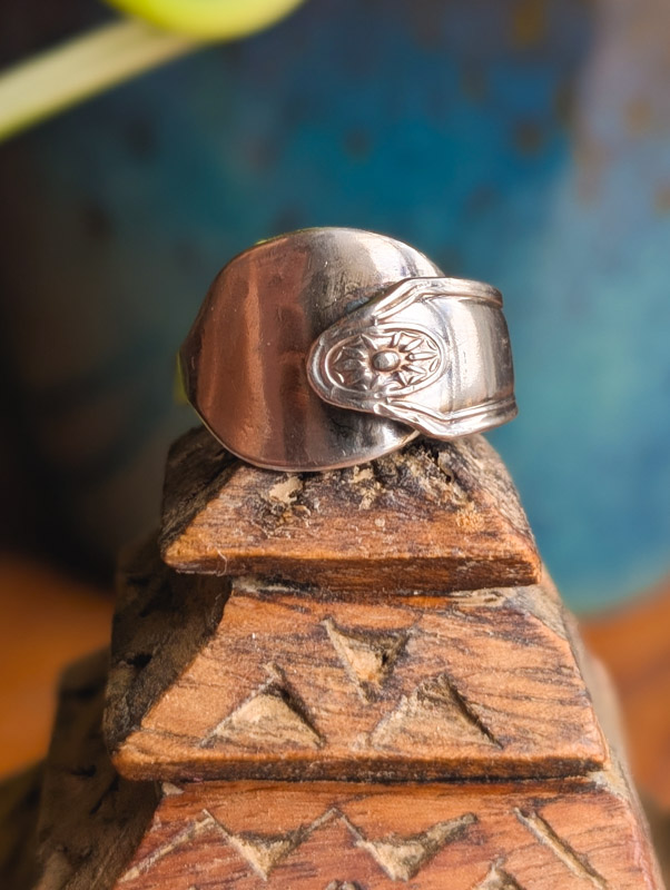 999 Silver Spoon Ring