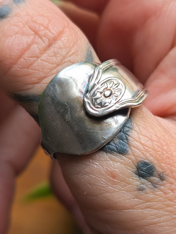 999 Silver Spoon Ring - Image 3