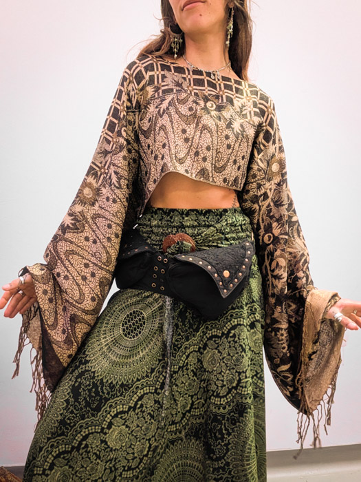 Upcycled Metallic Oversize Top - Image 4