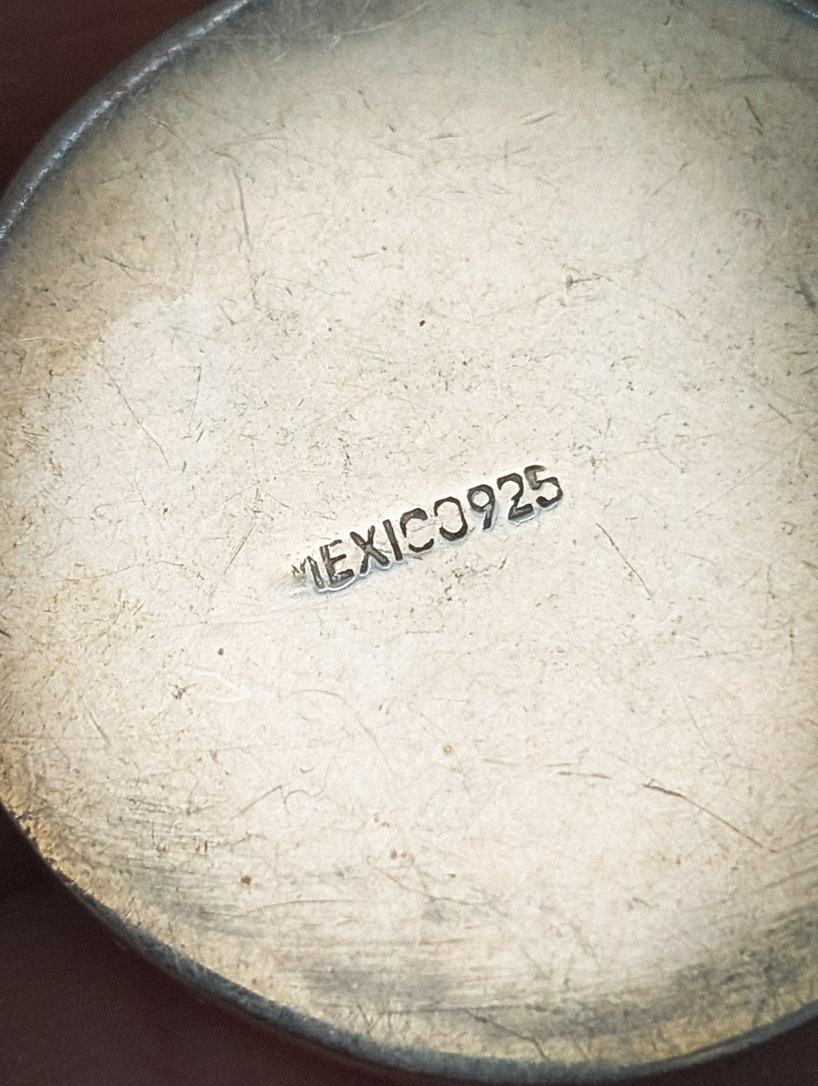 925 Silver Mayan Calendar Pendant - Image 3