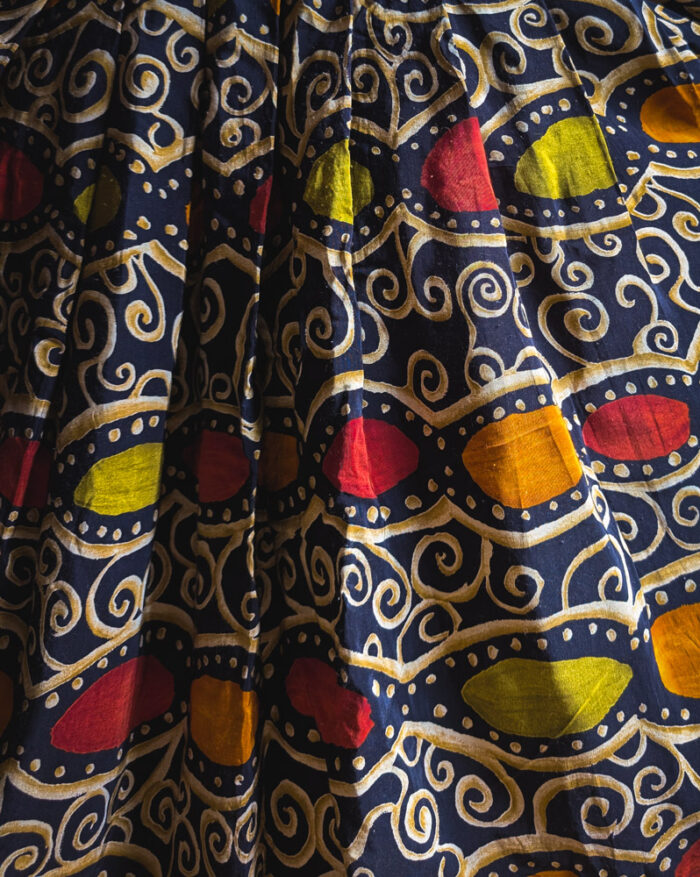 Vintage Earthy Swirl Print Skirt - Image 5