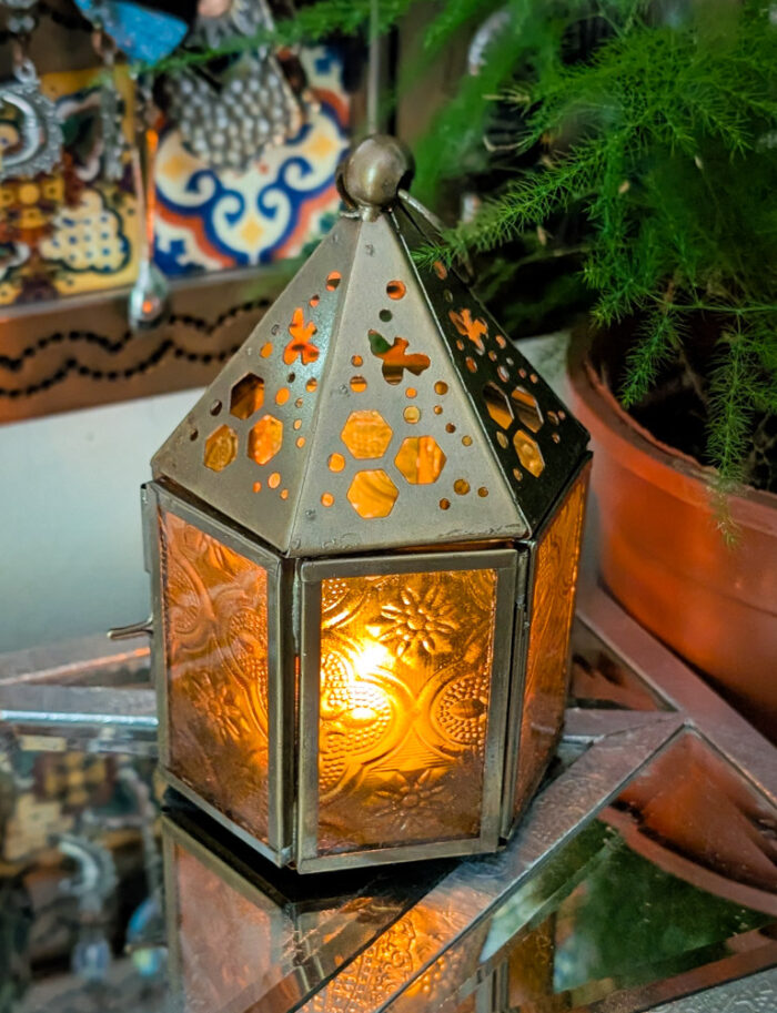 Mini Brass Bee Lantern