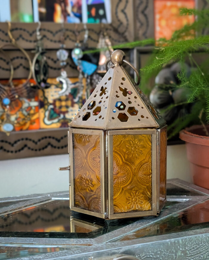 Mini Brass Bee Lantern - Image 6