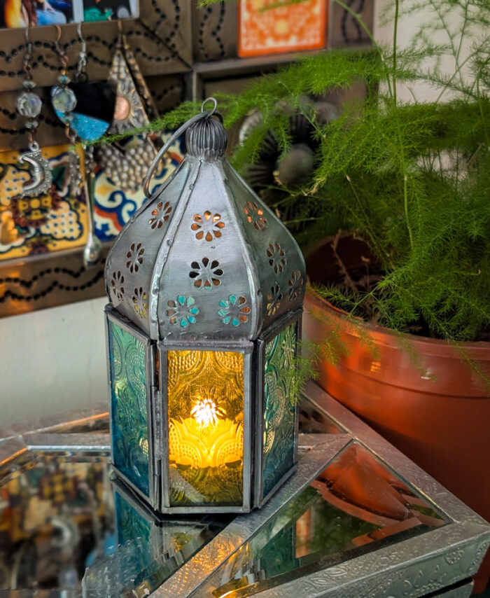 Mini Green & Blue Lantern - Image 6