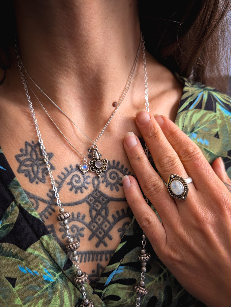925 Silver & Moonstone Ring - Image 2