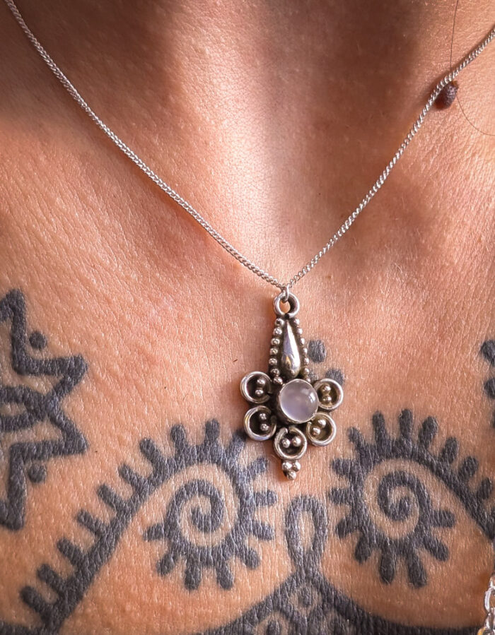 925 Silver Moonstone Necklace - Image 2