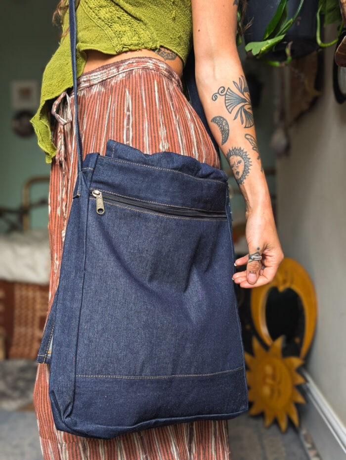 Upcycled Sunflower Bag - Image 5