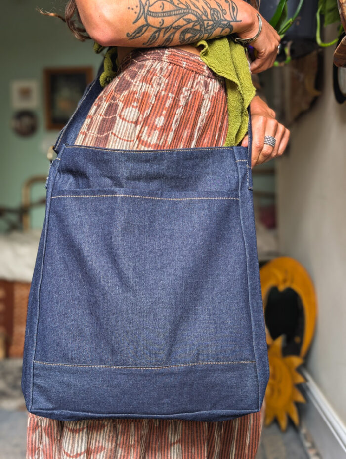 Upcycled Sunflower Bag - Image 4
