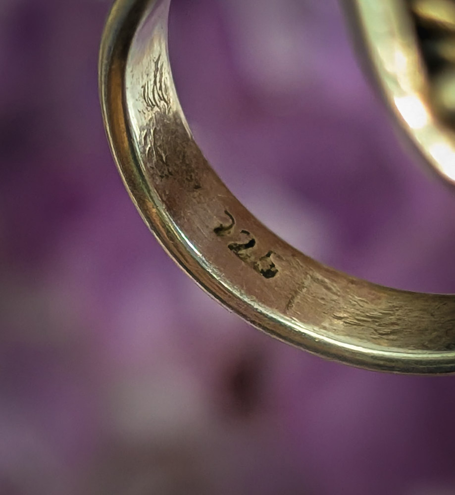 925 Silver & Moonstone Ring - Image 3