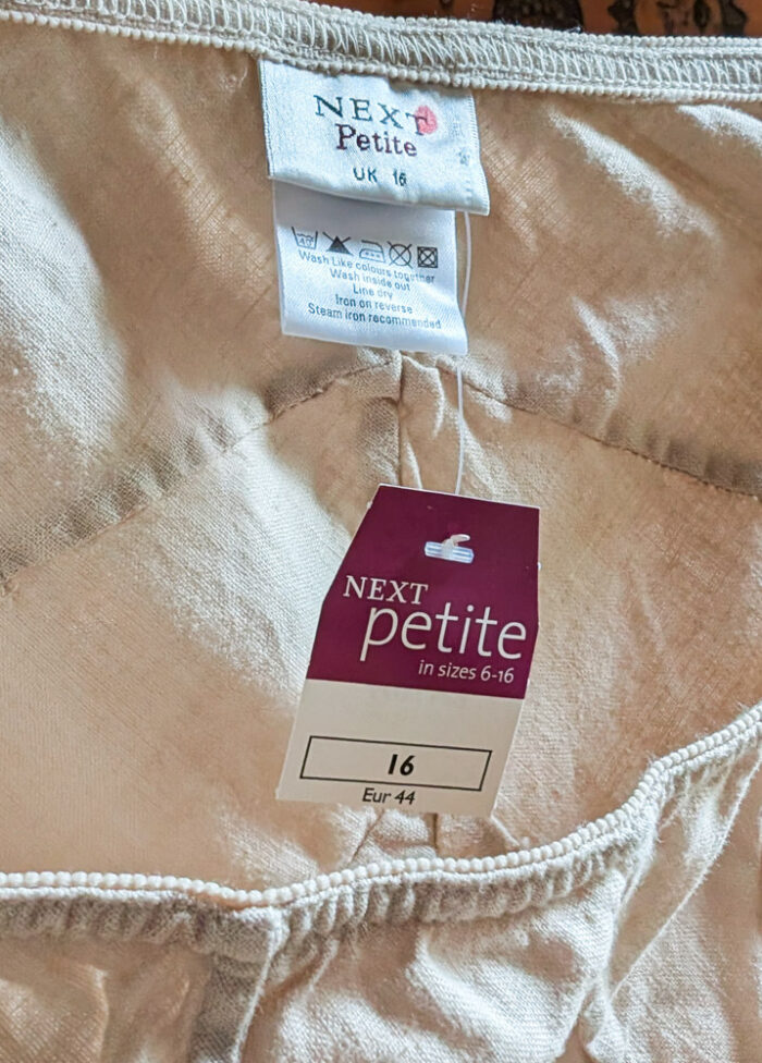 Vintage Linen Midi Skirt with Tags - Image 2