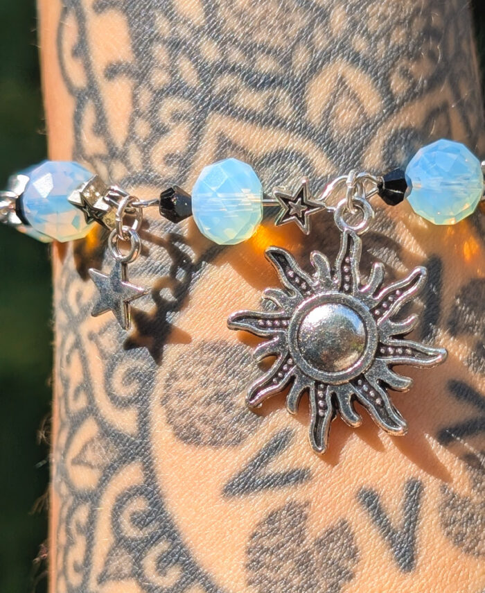 Silver & Opalite Celestial Bracelet - Image 3