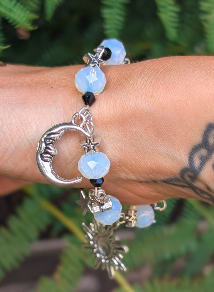 Silver & Opalite Celestial Bracelet - Image 5