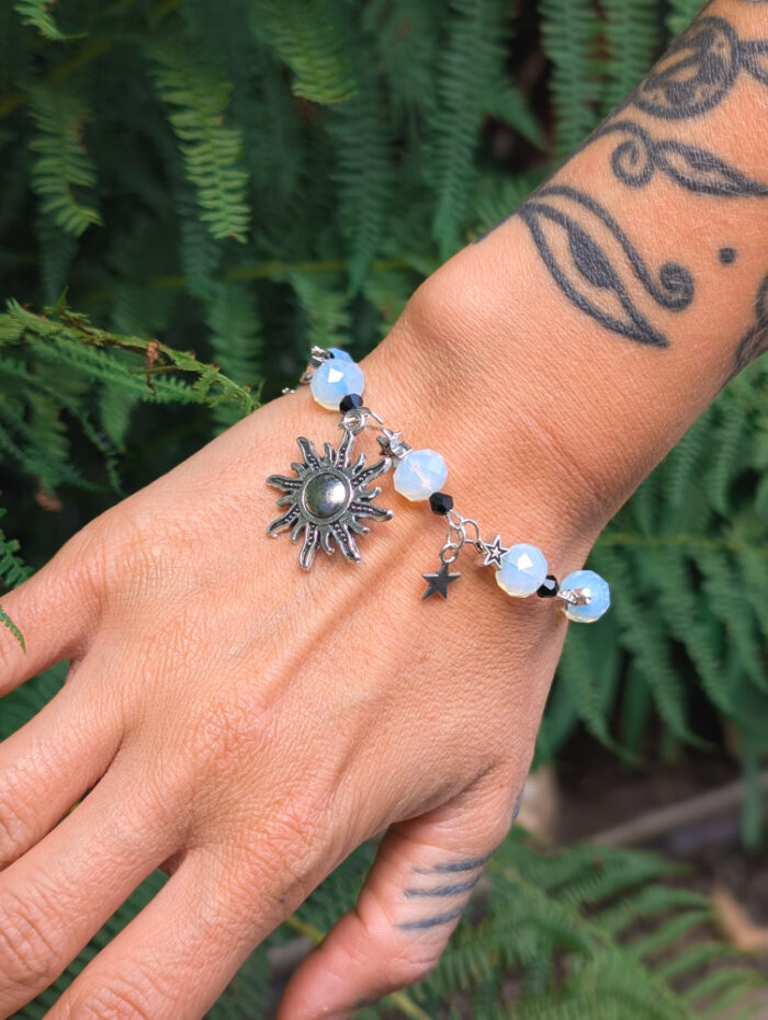 Silver & Opalite Celestial Bracelet - Image 6